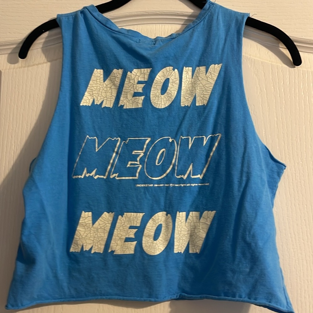 Cat crop top tank - Picture 2 of 4